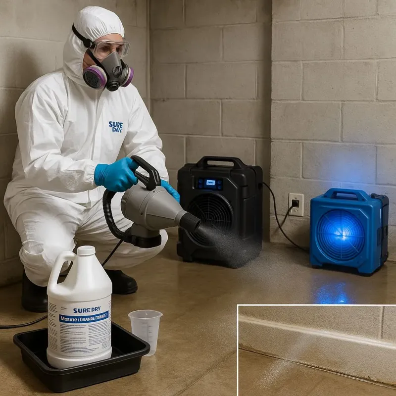 Sanitization and Odor Removal process in Limington, ME